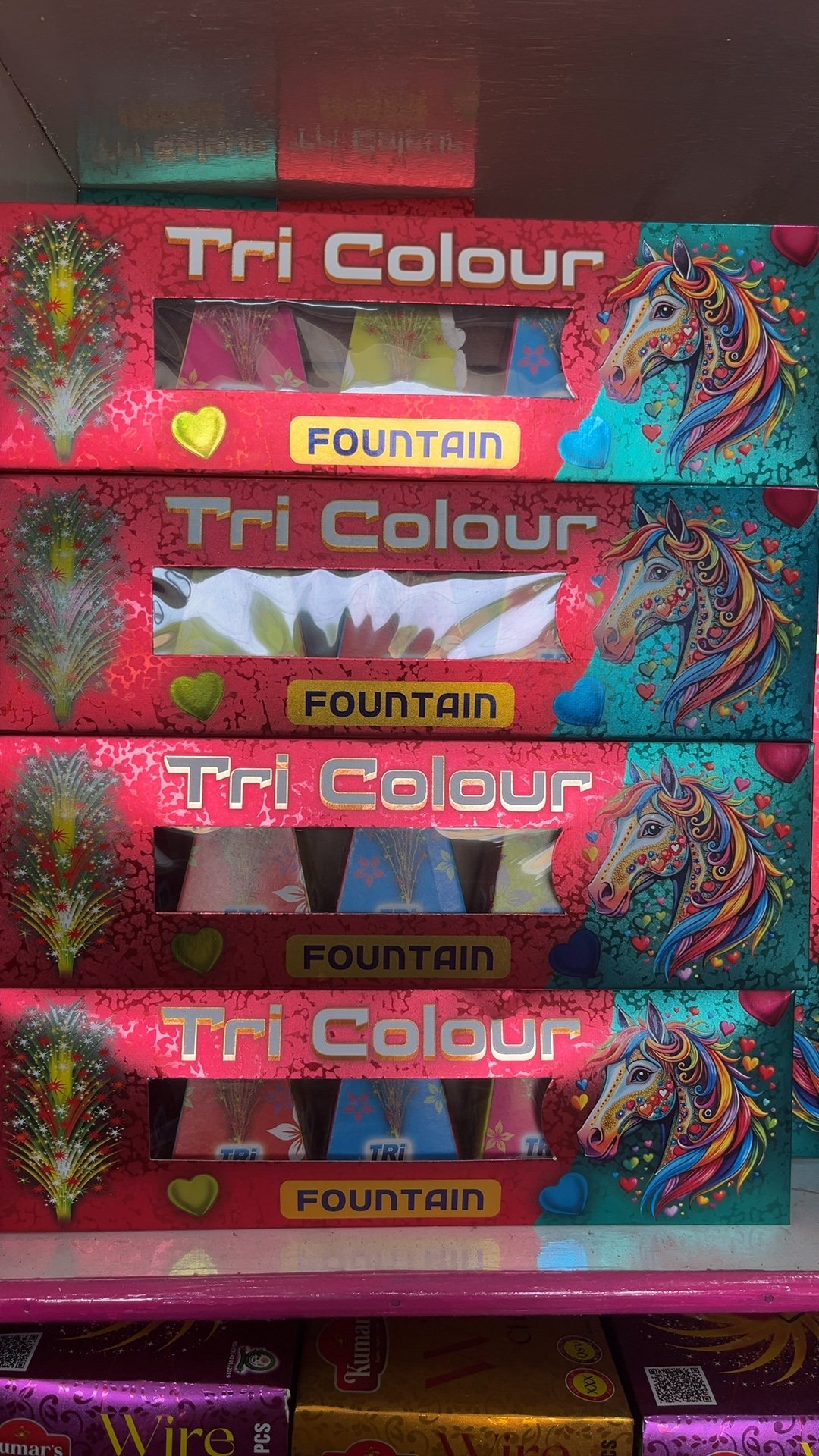 Tri Colour Fountain